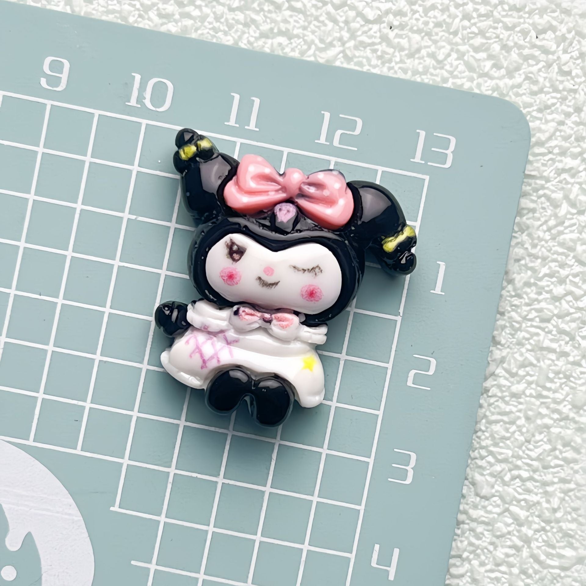 DIY Cute Animal Cartoon Charms Accessories – Customizable Phone Case, Hairpin, Fridge Magnet & Keychain Set