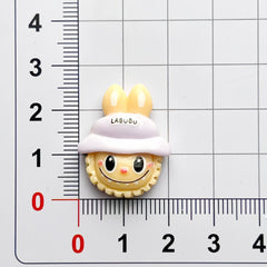 DIY  Multicolor Rabbu Hat Charms Accessories – Customizable Phone Case, Hairpin, Fridge Magnet & Keychain Set
