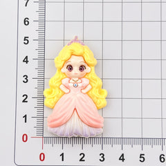 DIY Princess Charms Accessories – Customizable Phone Case, Hairpin, Fridge Magnet & Keychain Set