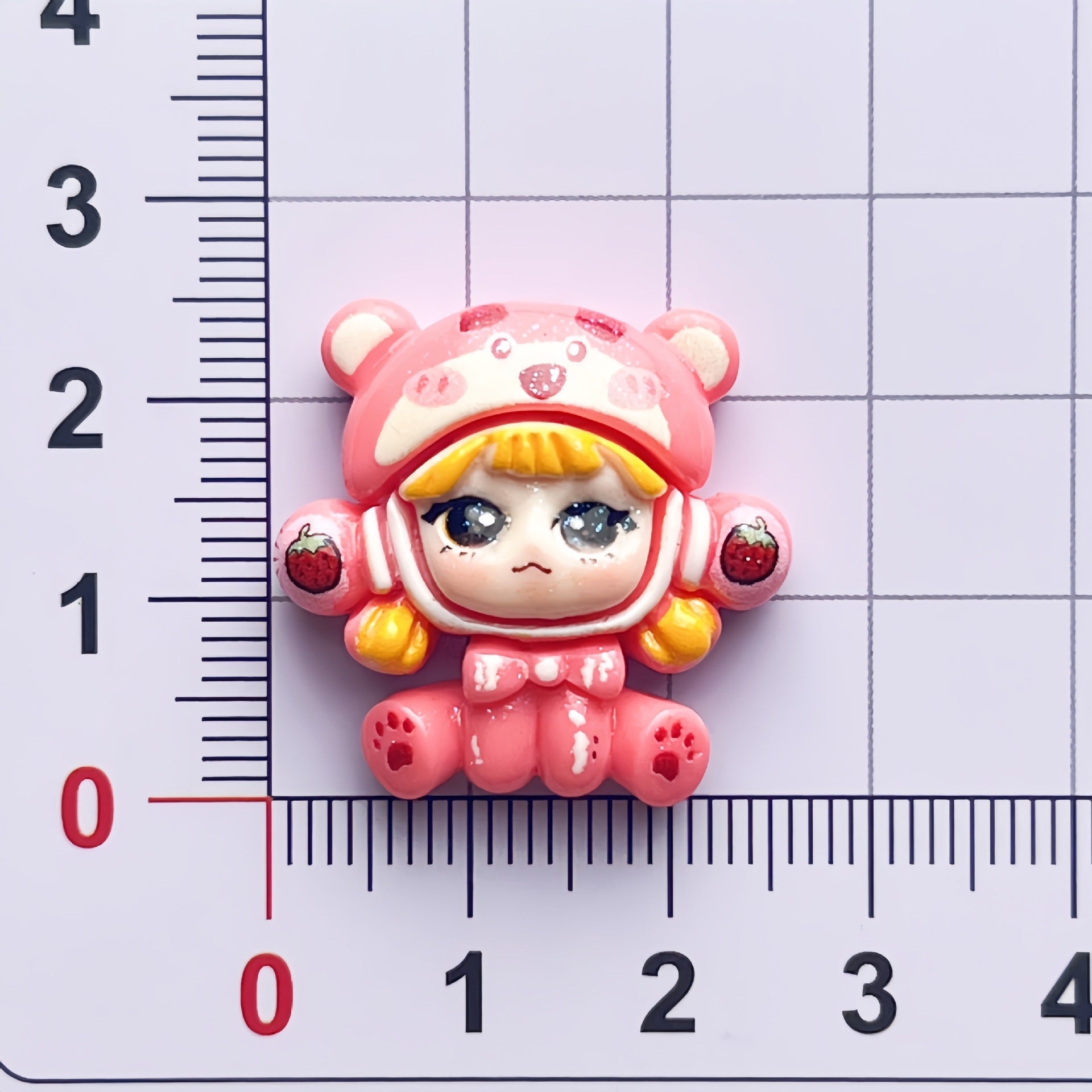 DIY Sanrio Quirky Girl Charms Accessories – Customizable Phone Case, Hairpin, Fridge Magnet & Keychain Set