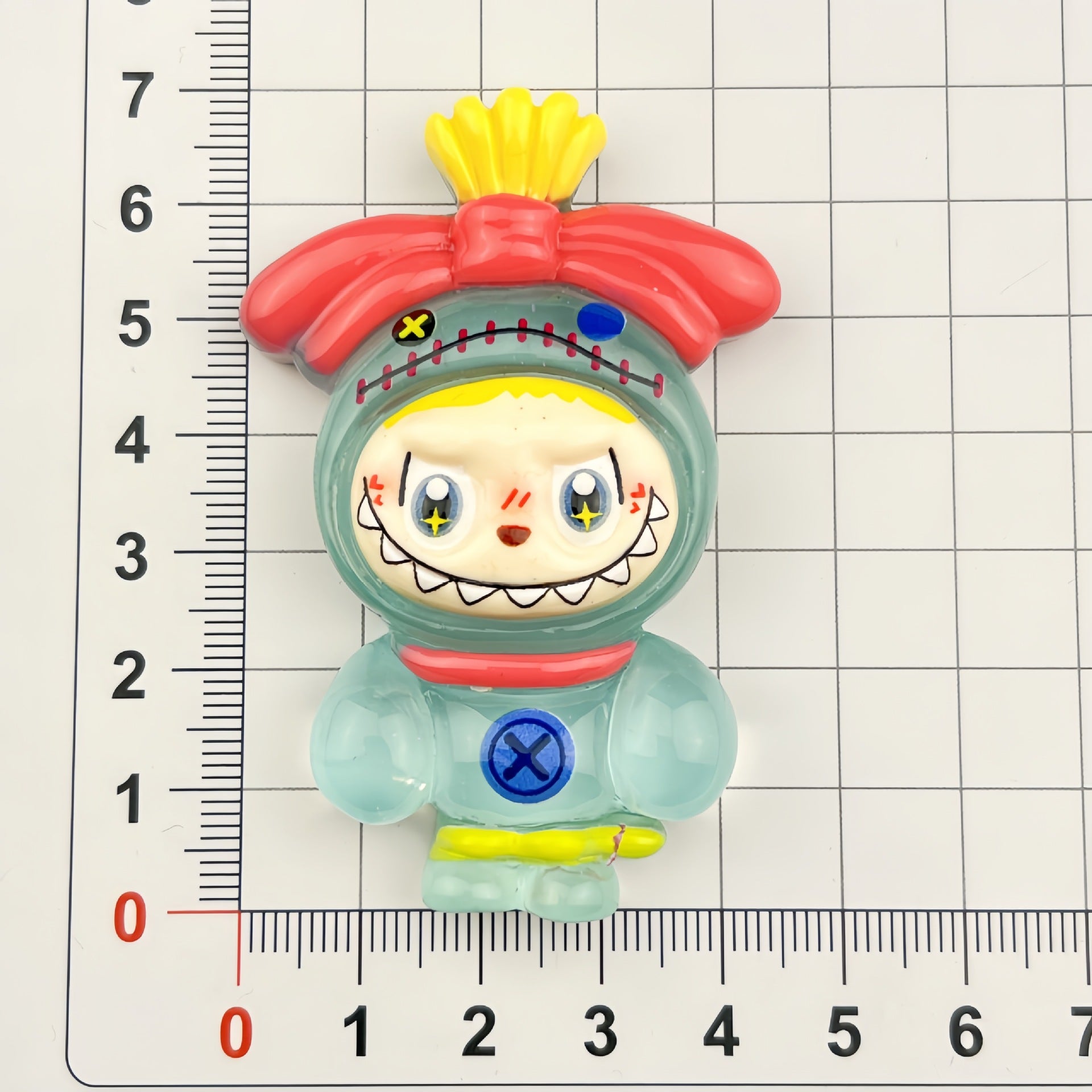 DIY Glow Funny Figurine Charms Accessories – Customizable Phone Case, Hairpin, Fridge Magnet & Keychain Set