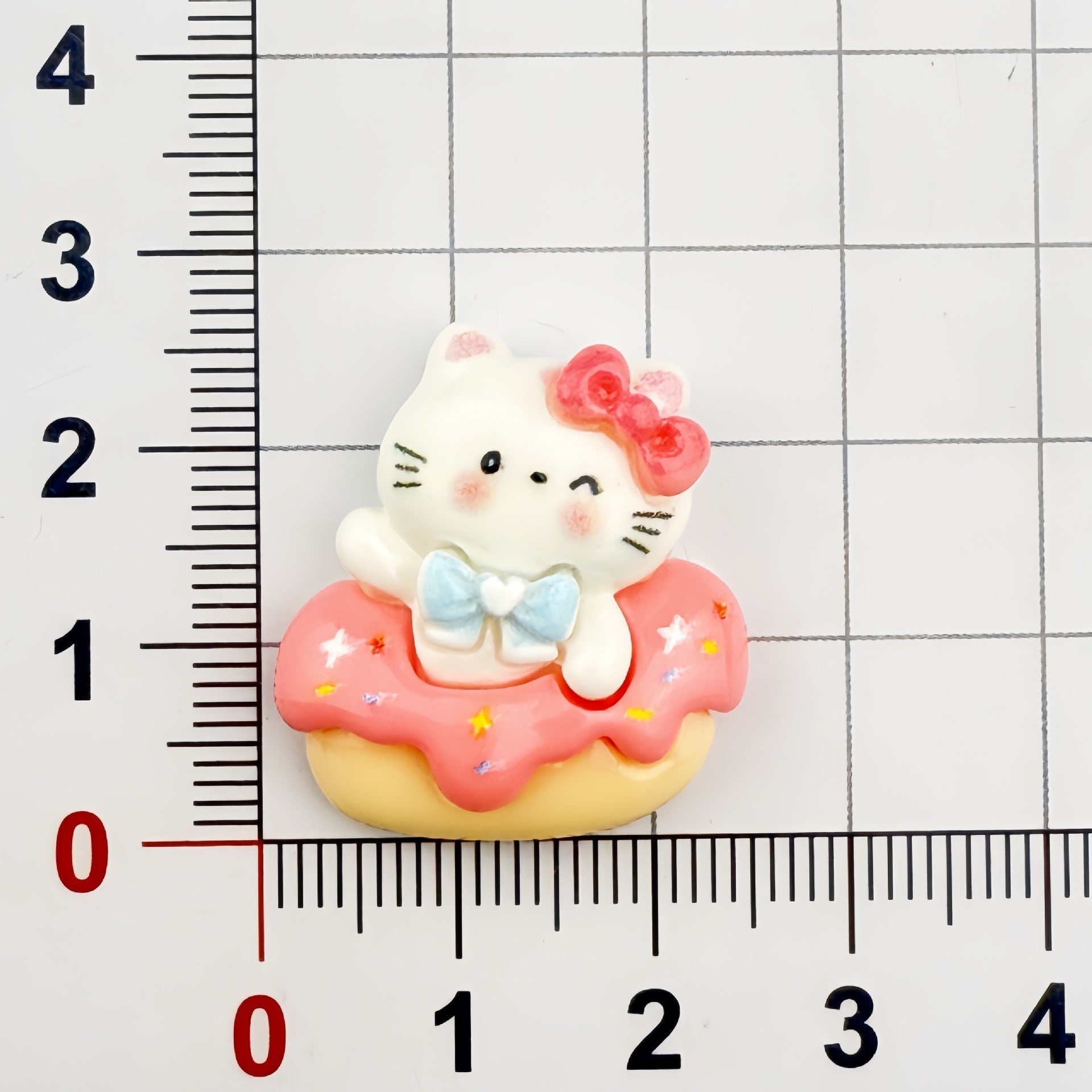 DIY Cartoon Simulation Kitten Dessert Toy  Charms Accessories – Customizable Phone Case, Hairpin, Fridge Magnet & Keychain Set
