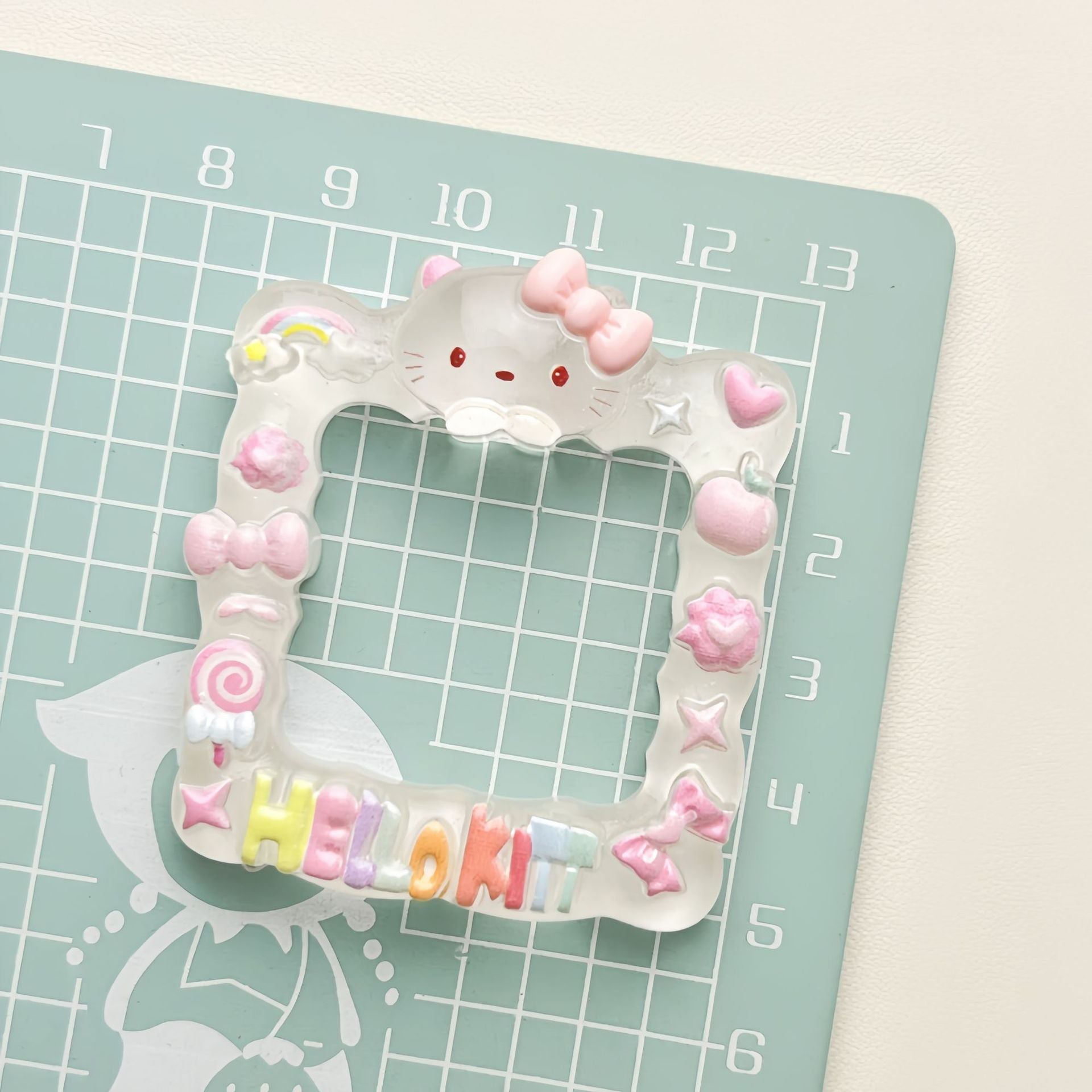 DIY  Small Animal Photo Frame Charms Accessories – Customizable Phone Case, Hairpin, Fridge Magnet & Keychain Set