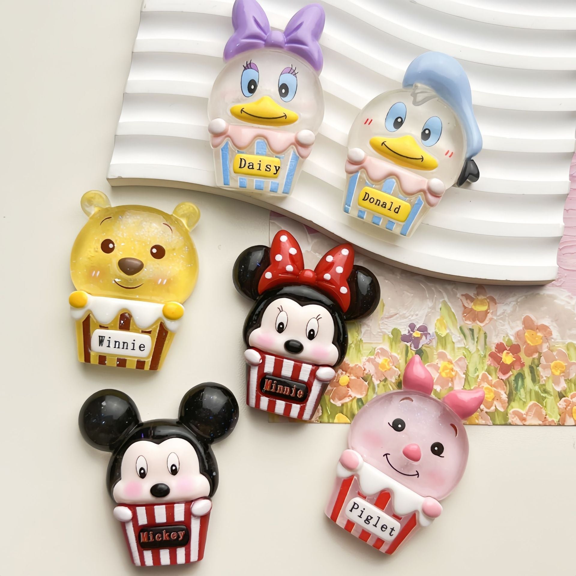 DIY  Animals Charms Accessories – Customizable Phone Case, Hairpin, Fridge Magnet & Keychain Set