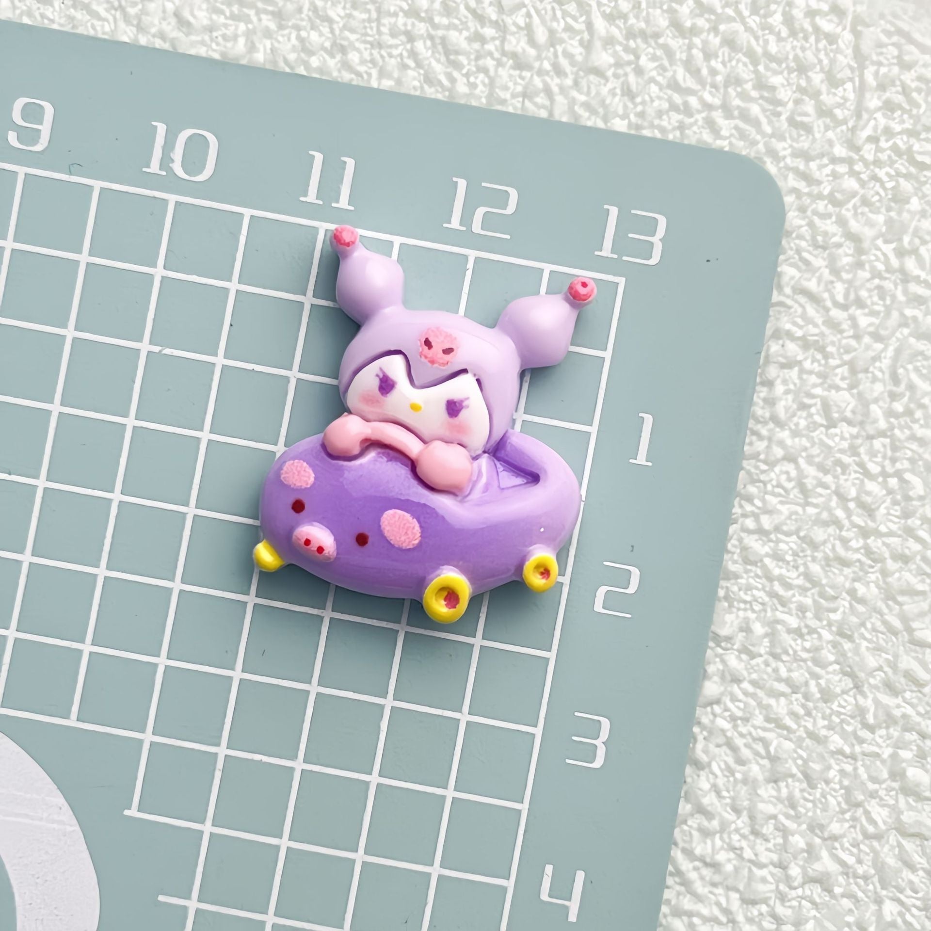 DIY Bumper Car Small Animal Charms Accessories – Customizable Phone Case, Hairpin, Fridge Magnet & Keychain Set