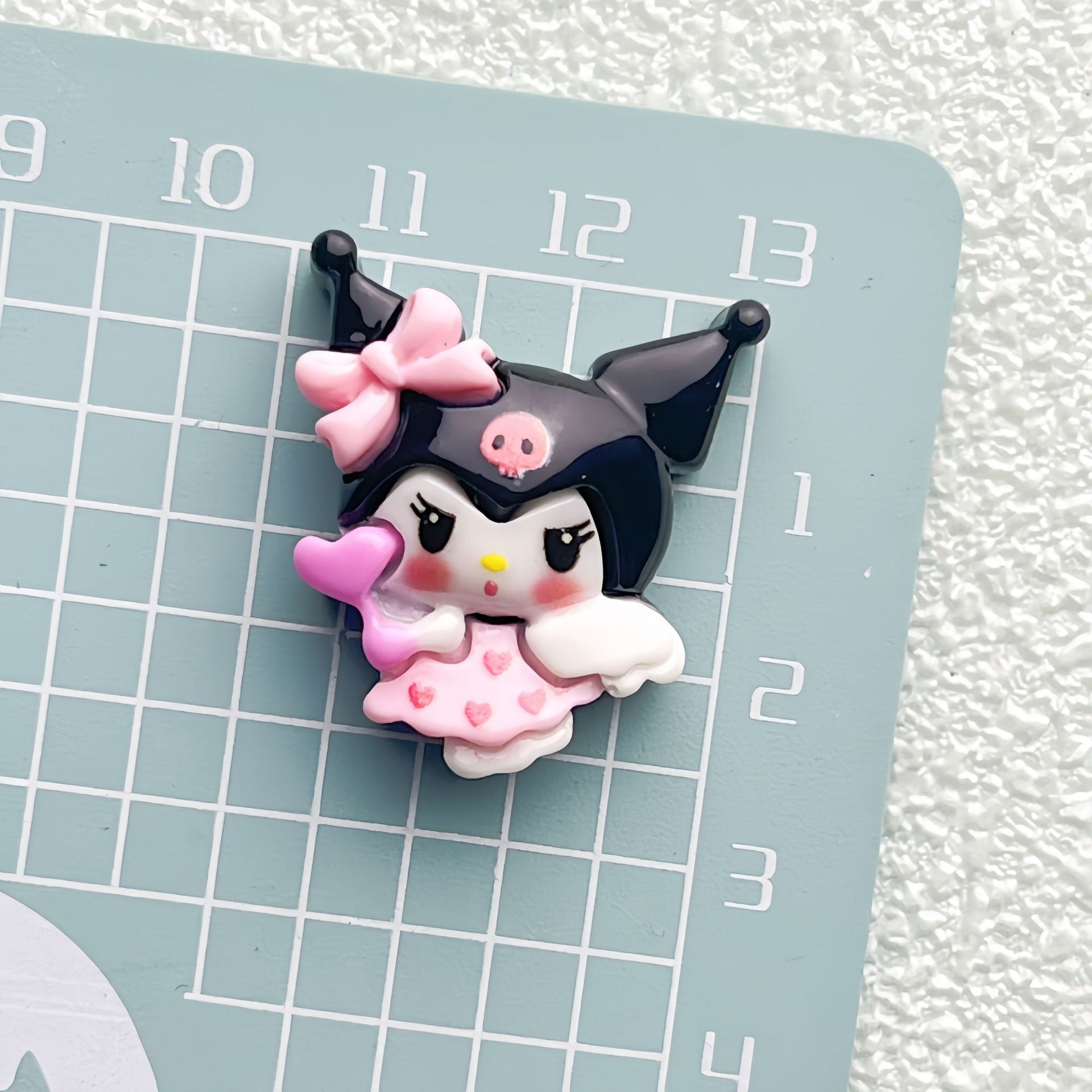 DIY  Heart Angel Sanrio Charms Accessories – Customizable Phone Case, Hairpin, Fridge Magnet & Keychain Set -