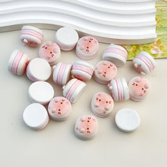 DIY Food Toy KT Sandwich Biscuits Charms Accessories – Customizable Phone Case, Hairpin, Fridge Magnet & Keychain Set