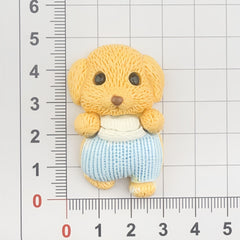 DIY Cartoon Multicolor Plush Bear Charms Accessories – Customizable Phone Case, Hairpin, Fridge Magnet & Keychain Set