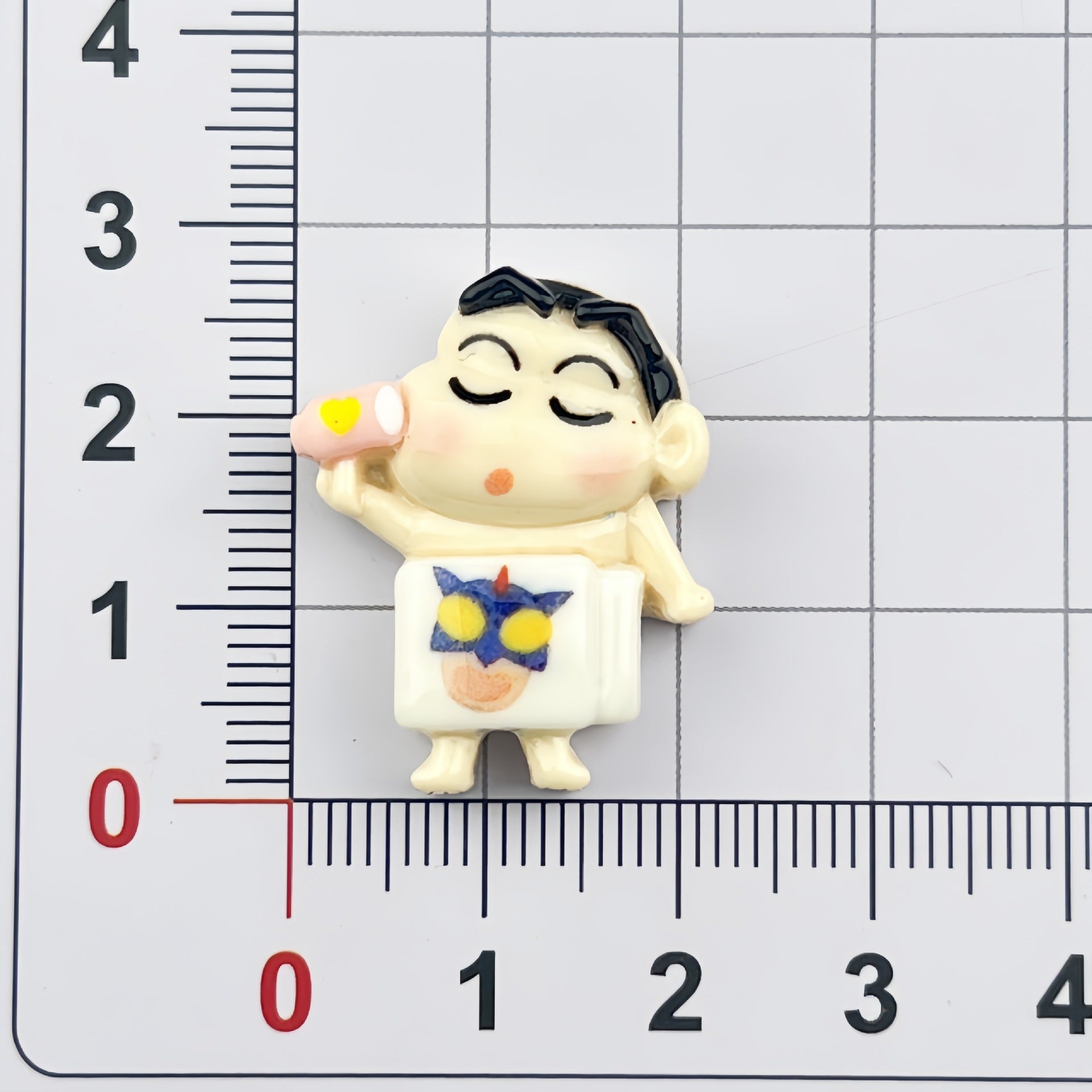 DIY Panda Shin-chan Costume  Charms Accessories – Customizable Phone Case, Hairpin, Fridge Magnet & Keychain Set