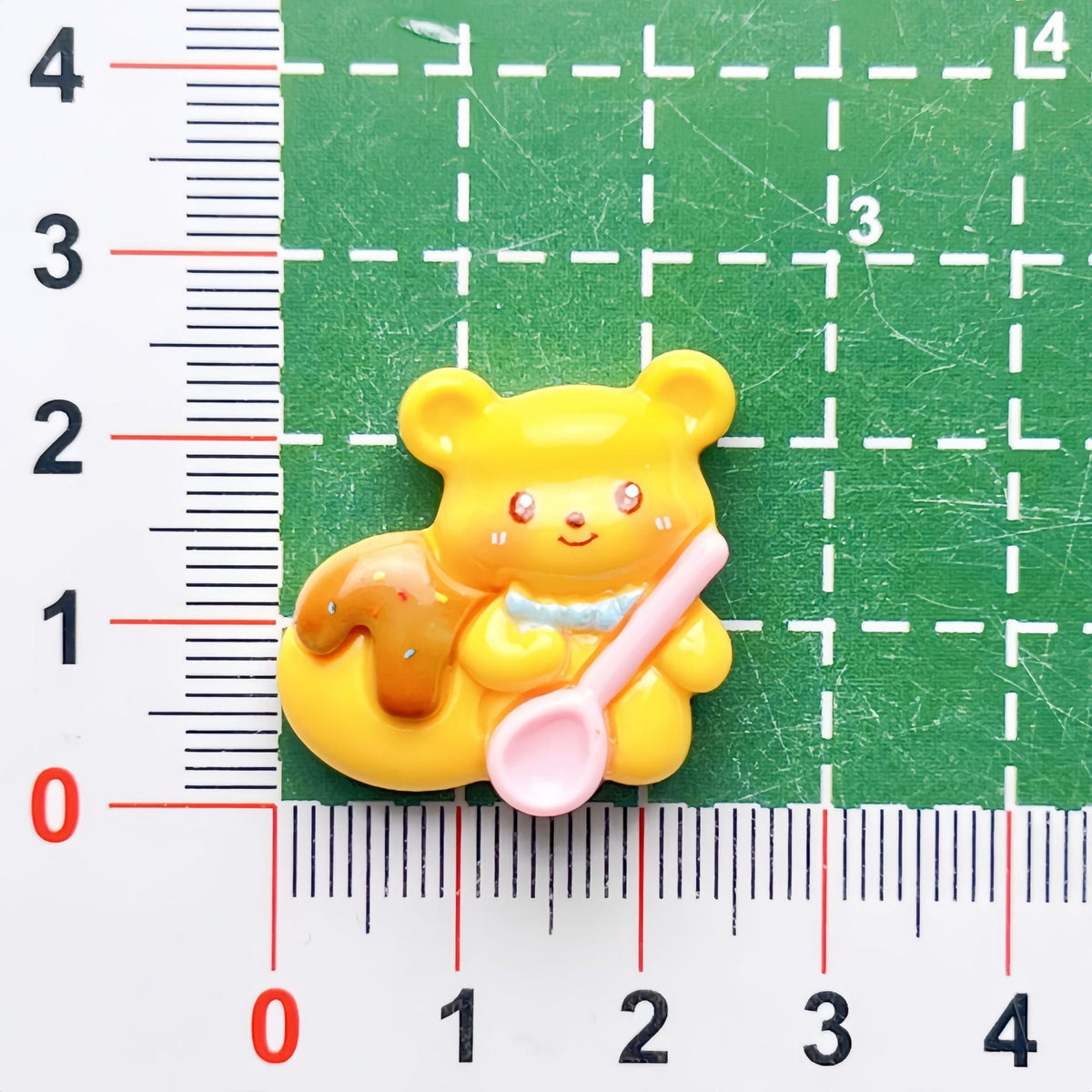 DIY Food Play Cake Bear Charms Accessories – Customizable Phone Case, Hairpin, Fridge Magnet & Keychain Set