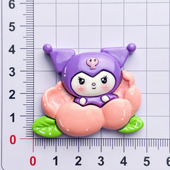 DIY Camping Sanrio Charms Accessories – Customizable Phone Case, Hairpin, Fridge Magnet & Keychain Set