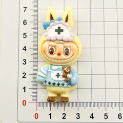 DIY Colorful Figurine Charms Accessories – Customizable Phone Case, Hairpin, Fridge Magnet & Keychain Set
