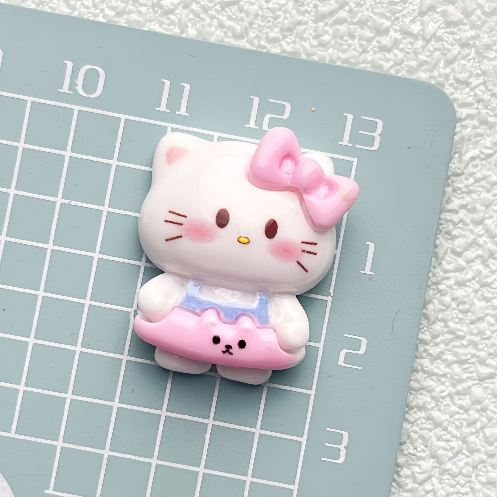DIY Cute Summer Swimming Sanrio Charms Accessories – Customizable Phone Case, Hairpin, Fridge Magnet & Keychain Set