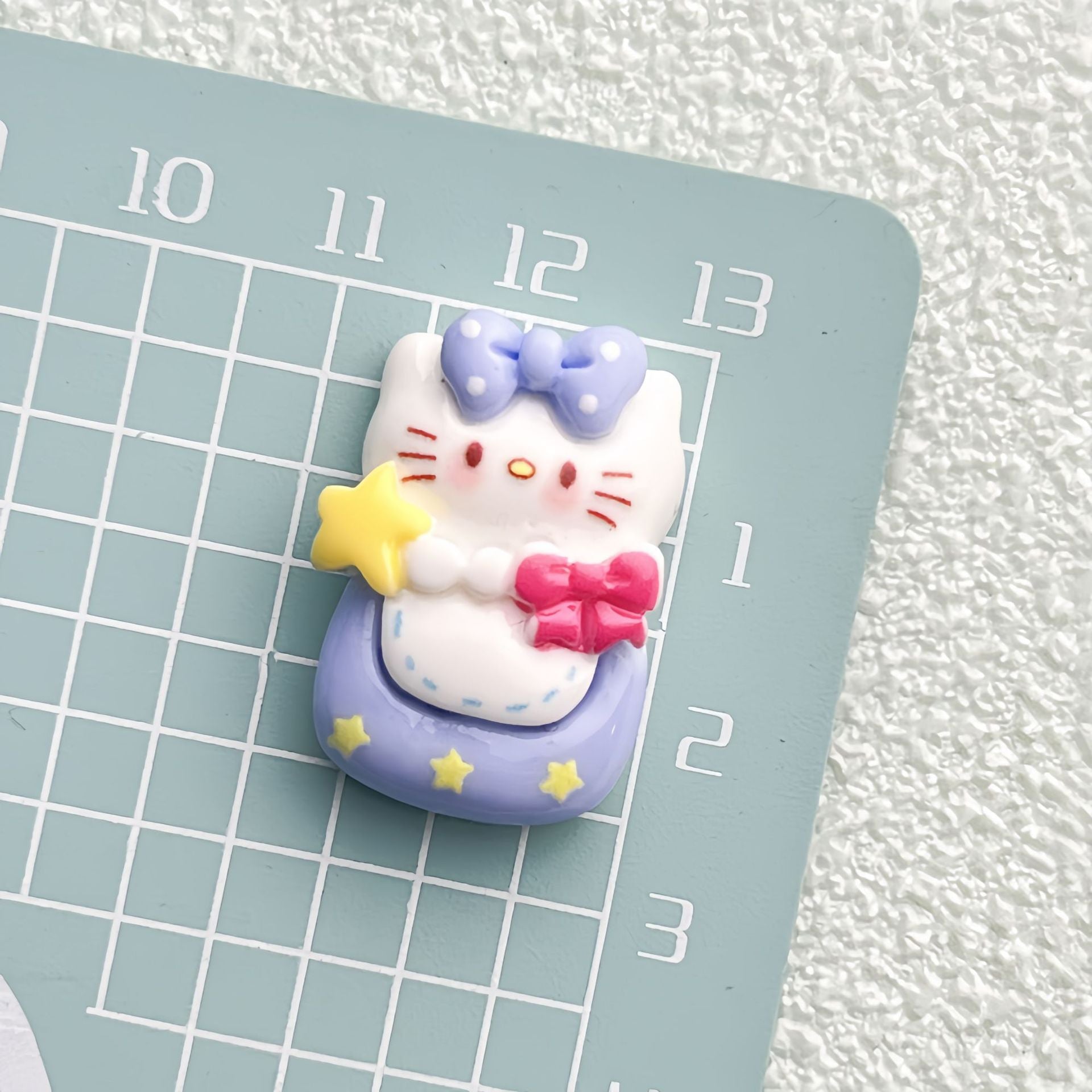 DIY Cat KT Cat  Charms Accessories – Customizable Phone Case, Hairpin, Fridge Magnet & Keychain Set