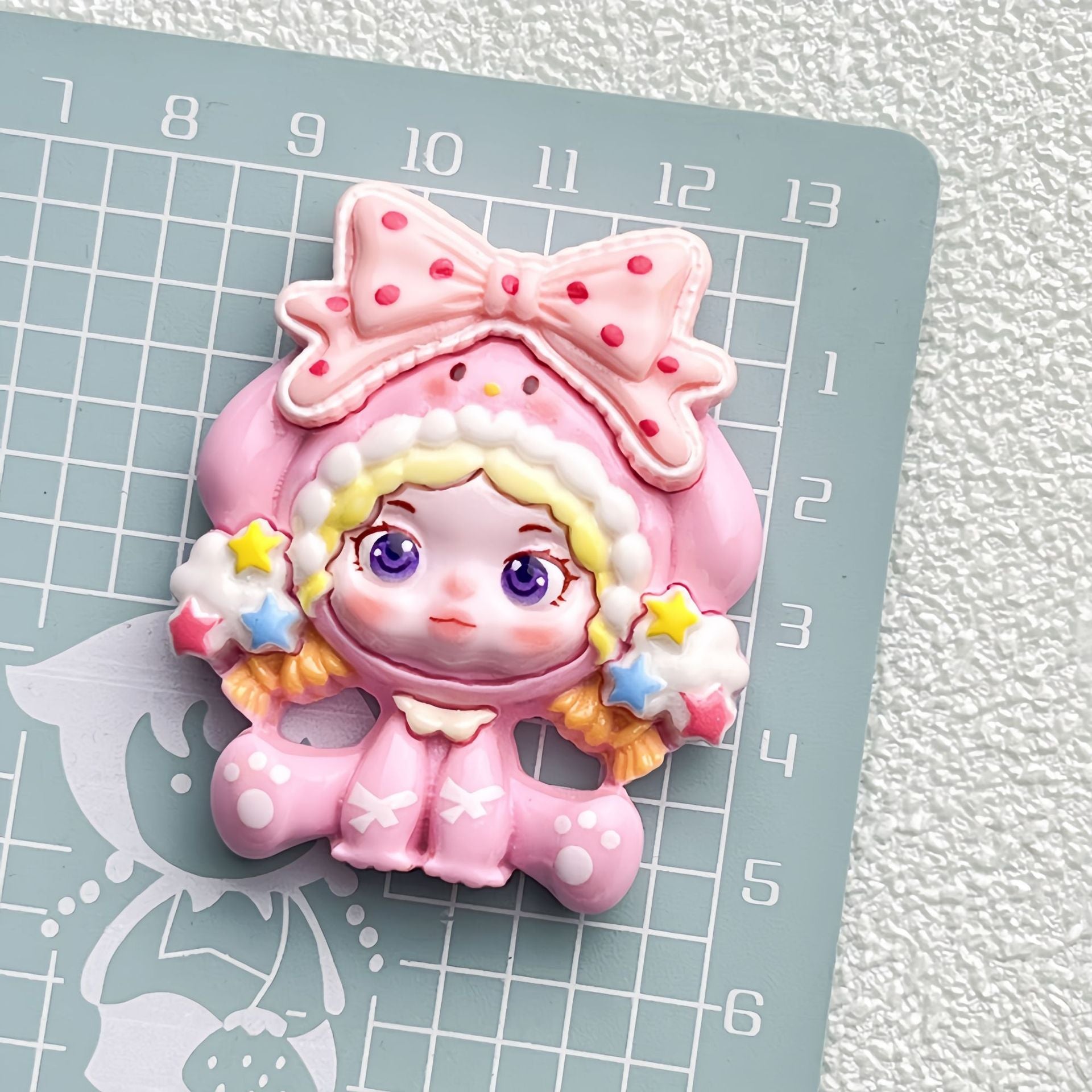 DIY Cute Cartoon  Charms Accessories – Customizable Phone Case, Hairpin, Fridge Magnet & Keychain Set