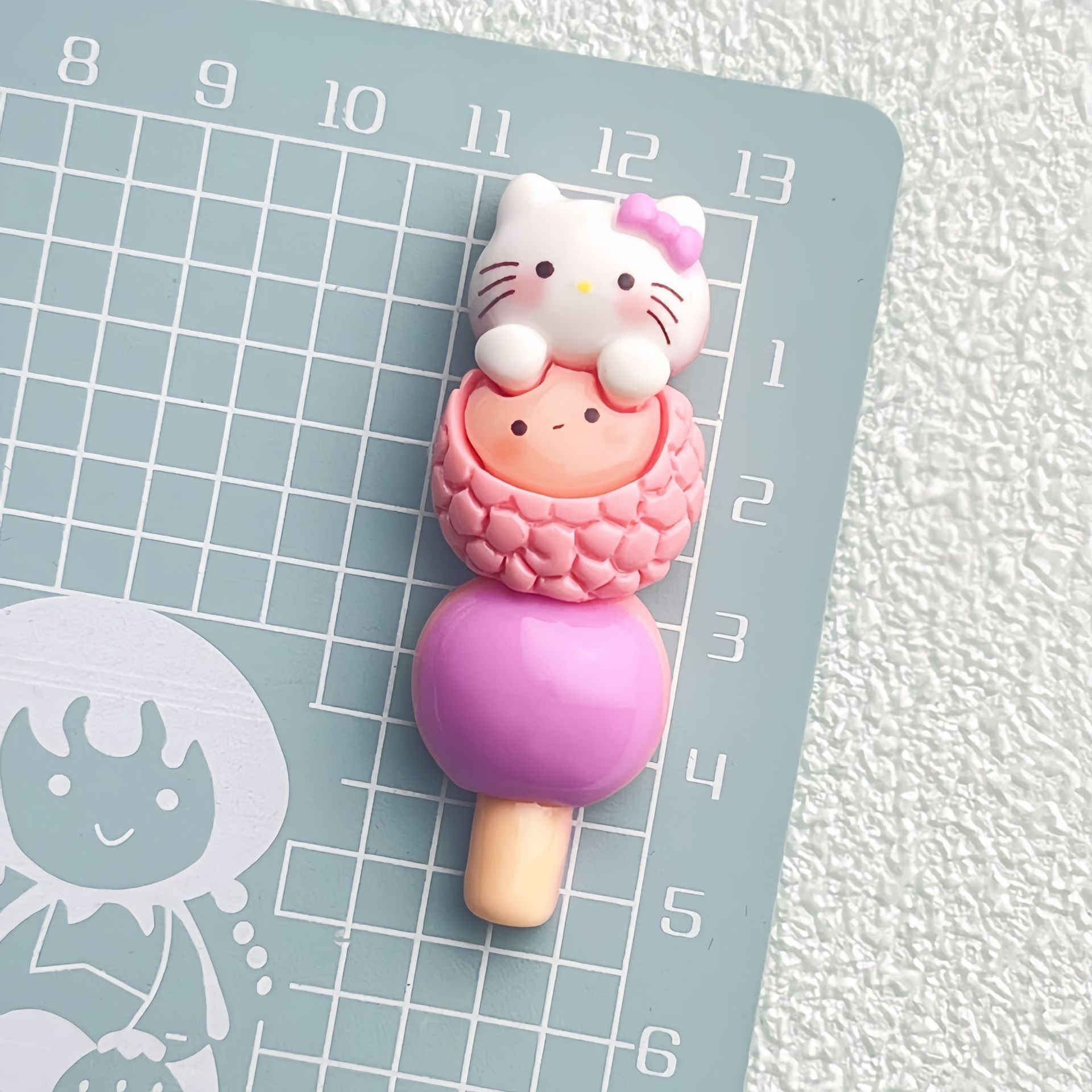 DIY Animal Candied Hawthorn Charms Accessories – Customizable Phone Case, Hairpin, Fridge Magnet & Keychain Set