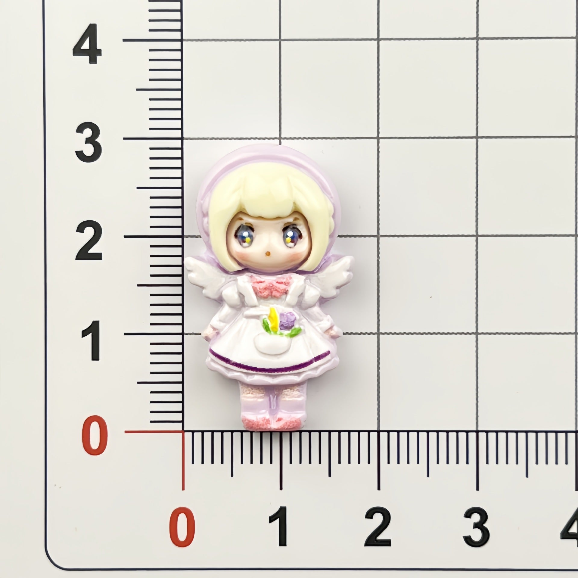 DIY Little Angel Cute Girl Charms Accessories – Customizable Phone Case, Hairpin, Fridge Magnet & Keychain Set