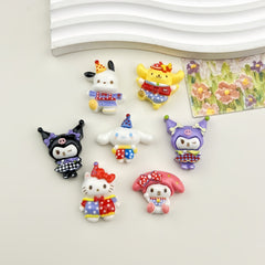 DIY Little Ou Charms Accessories – Customizable Phone Case, Hairpin, Fridge Magnet & Keychain Set