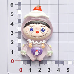 DIY Changing Costume Doll Charms Accessories – Customizable Phone Case, Hairpin, Fridge Magnet & Keychain Set