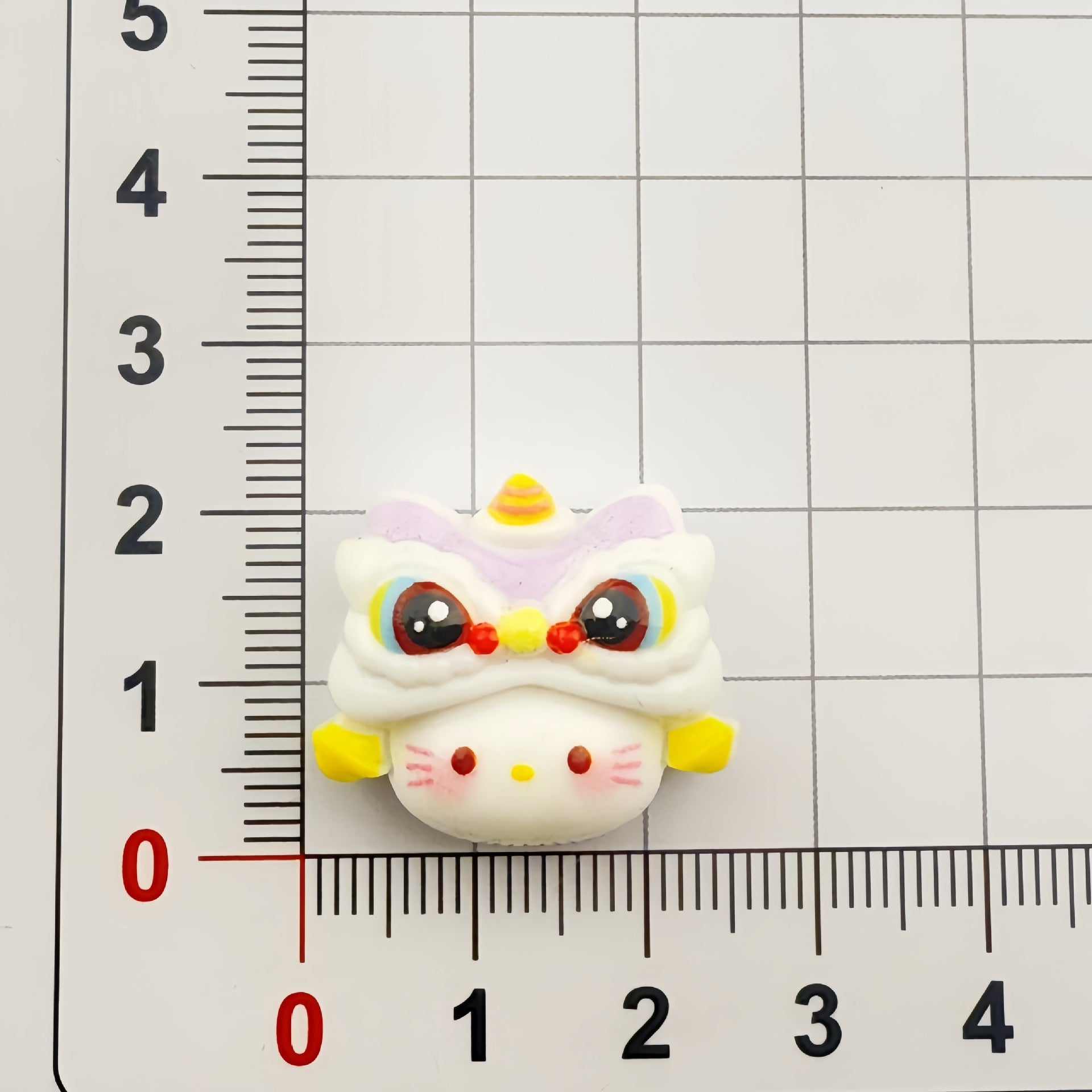 DIY multi-color lion dance kt Cat Charms Accessories – Customizable Phone Case, Hairpin, Fridge Magnet & Keychain Set