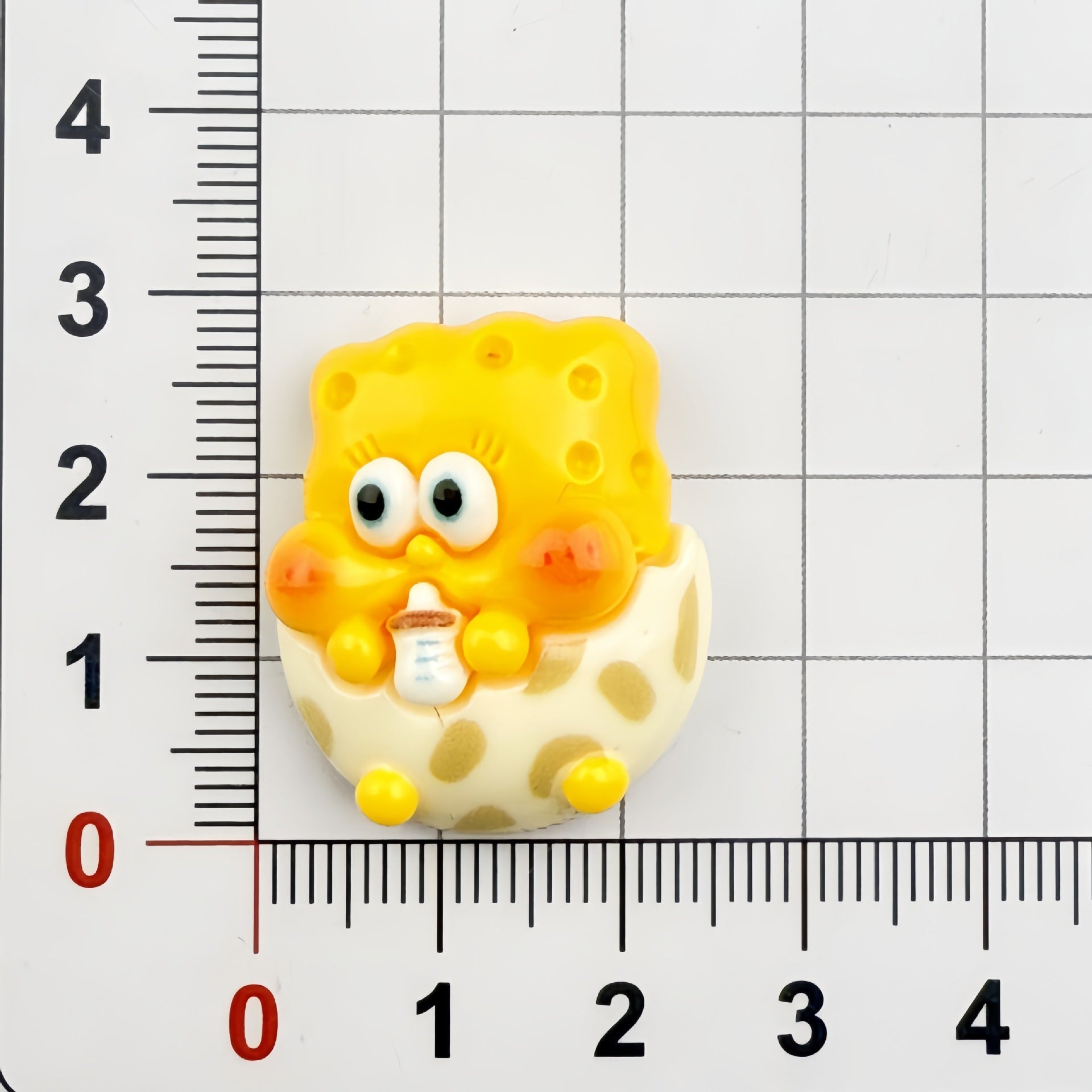 DIY SpongeBob SquarePants Charms Accessories – Customizable Phone Case, Hairpin, Fridge Magnet & Keychain Set