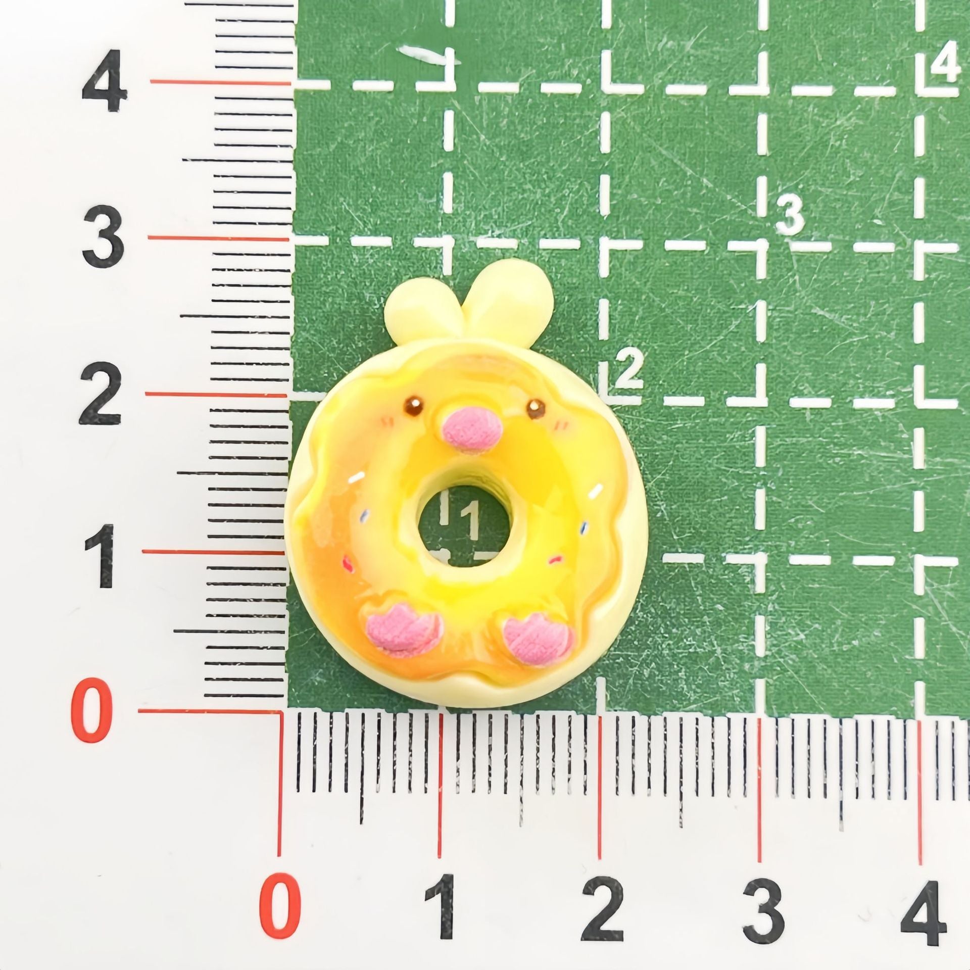 DIY  Play Bear Donuts Charms Accessories – Customizable Phone Case, Hairpin, Fridge Magnet & Keychain Set