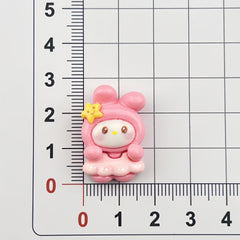 DIY  Sanrio  Charms Accessories – Customizable Phone Case, Hairpin, Fridge Magnet & Keychain Set