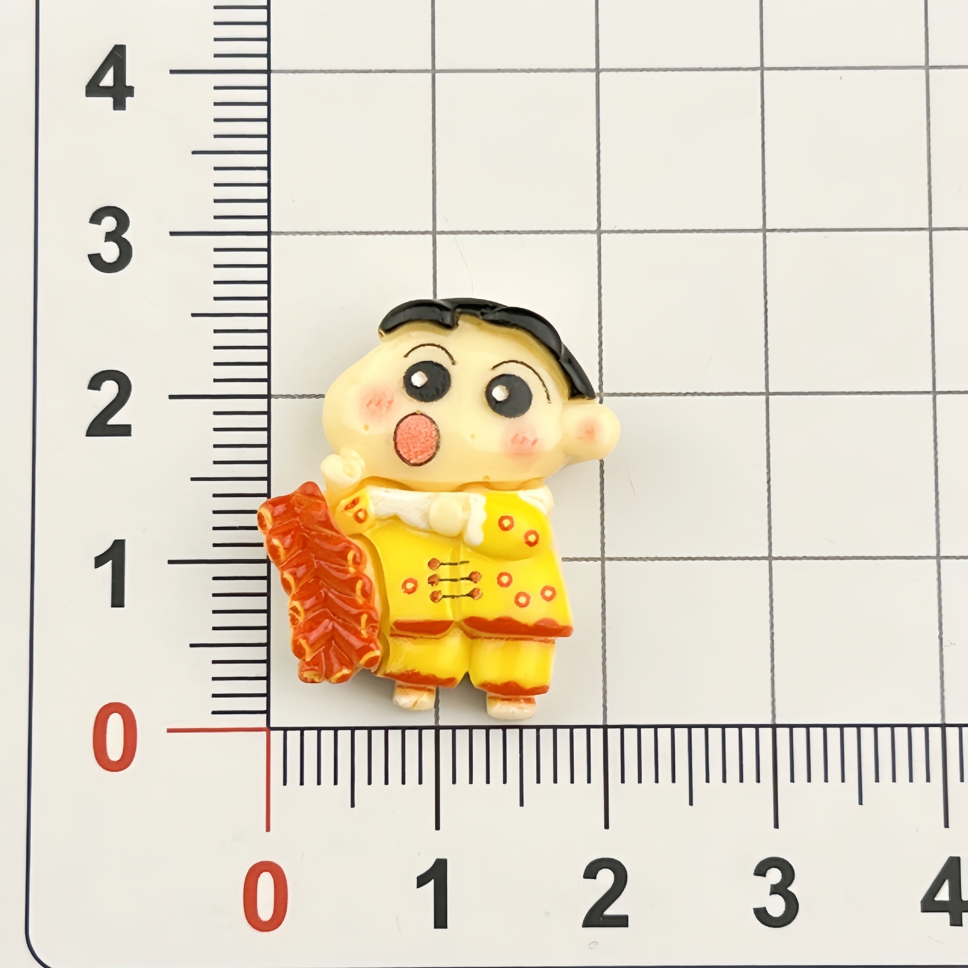 DIY New Year Crayon Shin-chan Charms Accessories – Customizable Phone Case, Hairpin, Fridge Magnet & Keychain Set